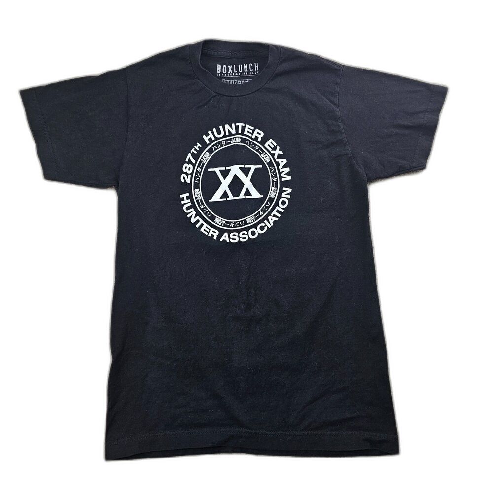 Hunter X Hunter 287th Hunter Exam T-Shirt Black Unisex Size Small
